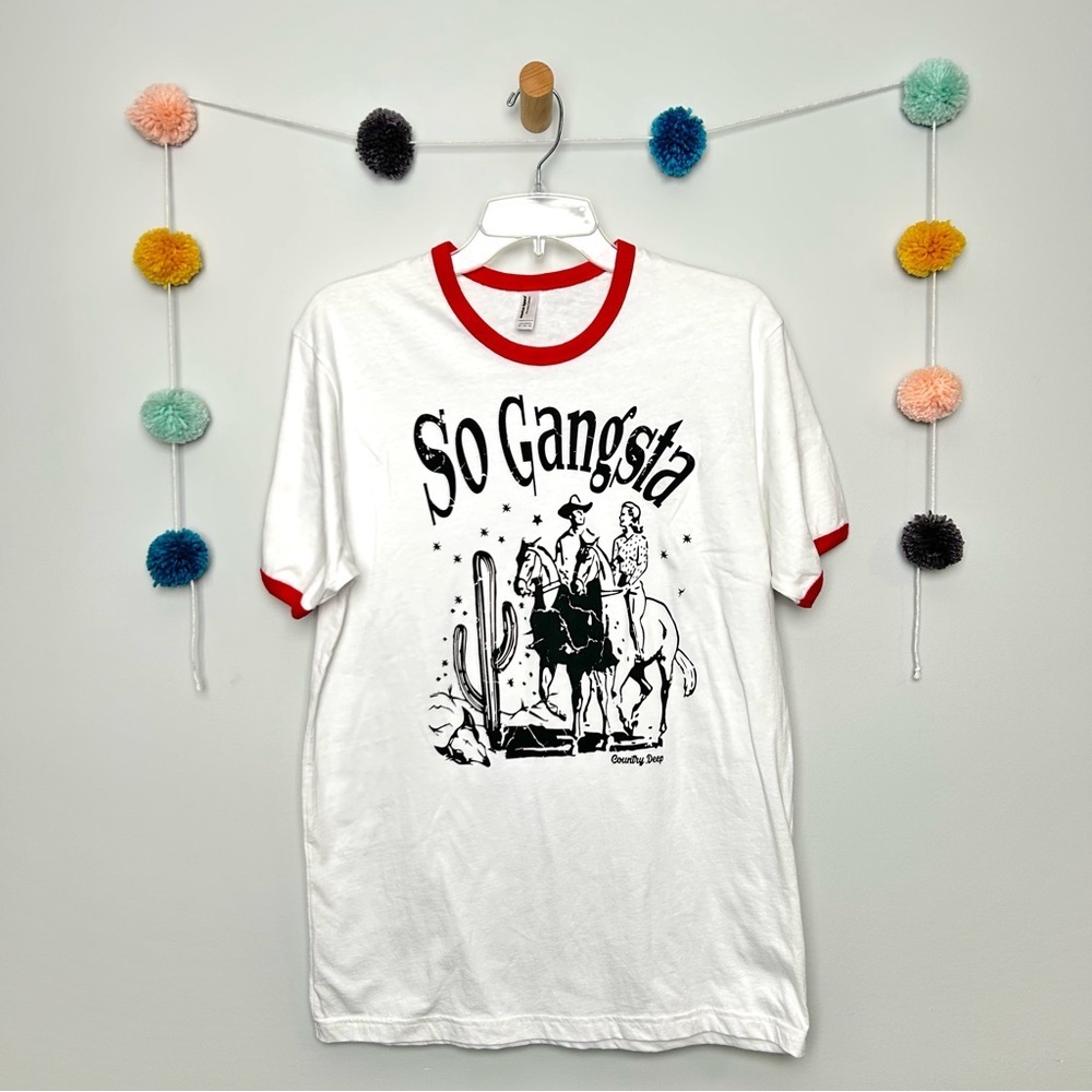 🌟So Gangsta Cowboy Graphic Tee